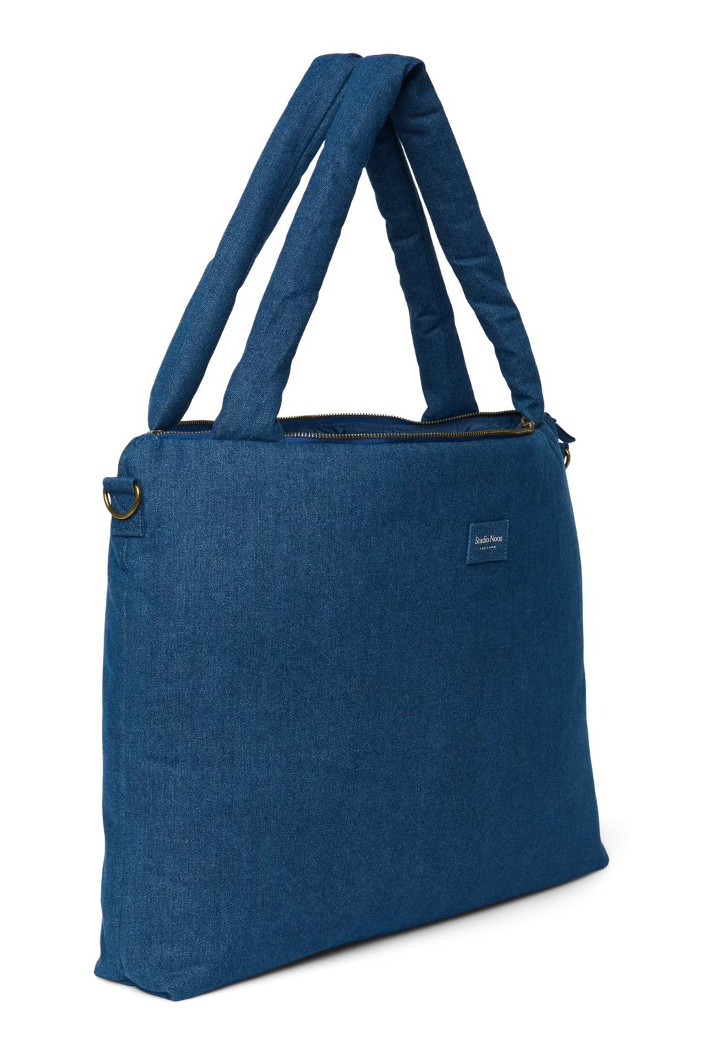 Studio Noos Luiertas met rits | Donkerblauwe Denim