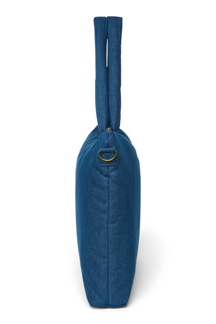 Studio Noos Luiertas met rits | Donkerblauwe Denim