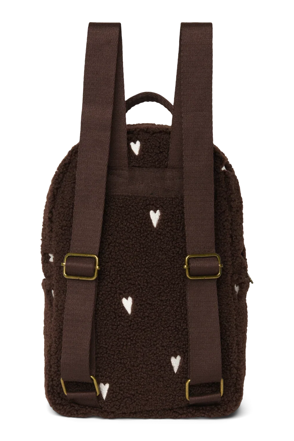 Studio Noos Mini Rugzakje | Chocolate Teddy Hearts