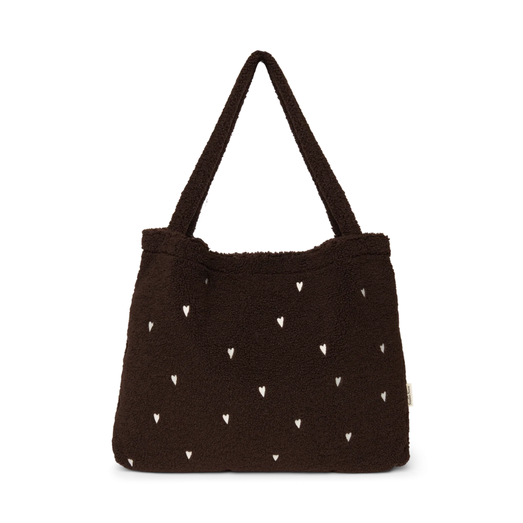 Studio Noos Mom Bag | Chocolate Teddy Hearts