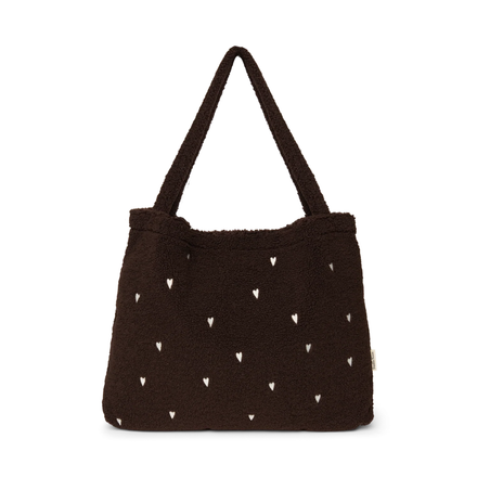 Studio Noos Mom Bag | Chocolate Teddy Hearts