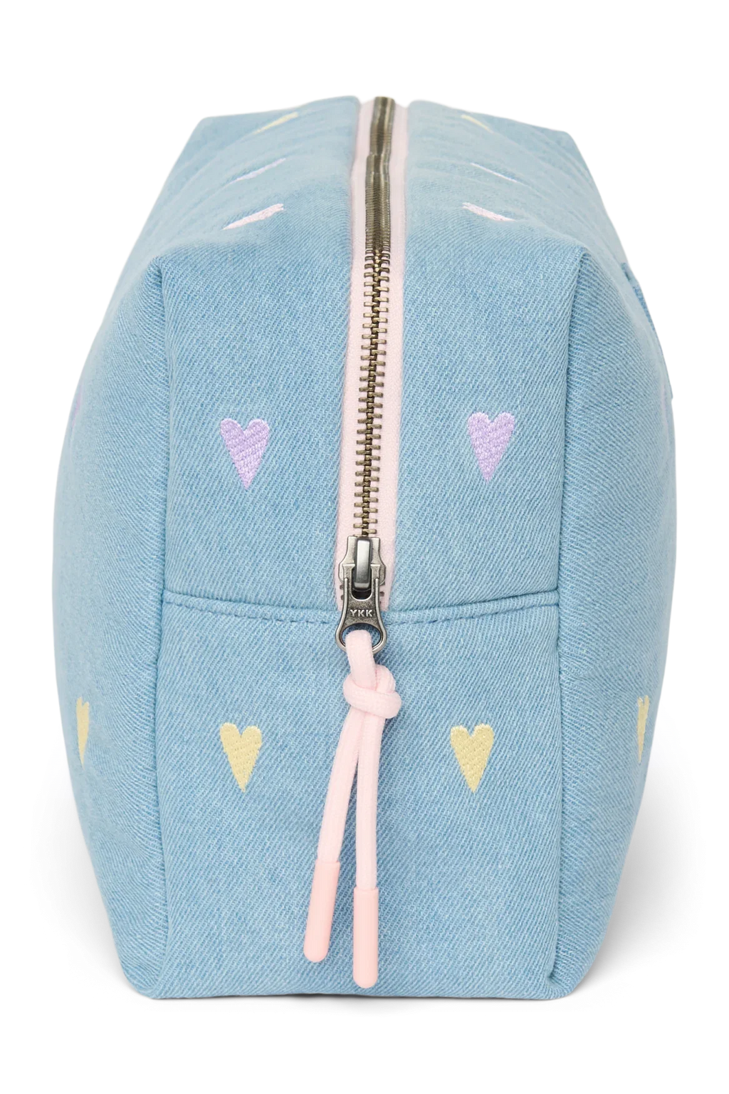 Studio Noos Toilettas | Lichtblauwe Denim Hearts