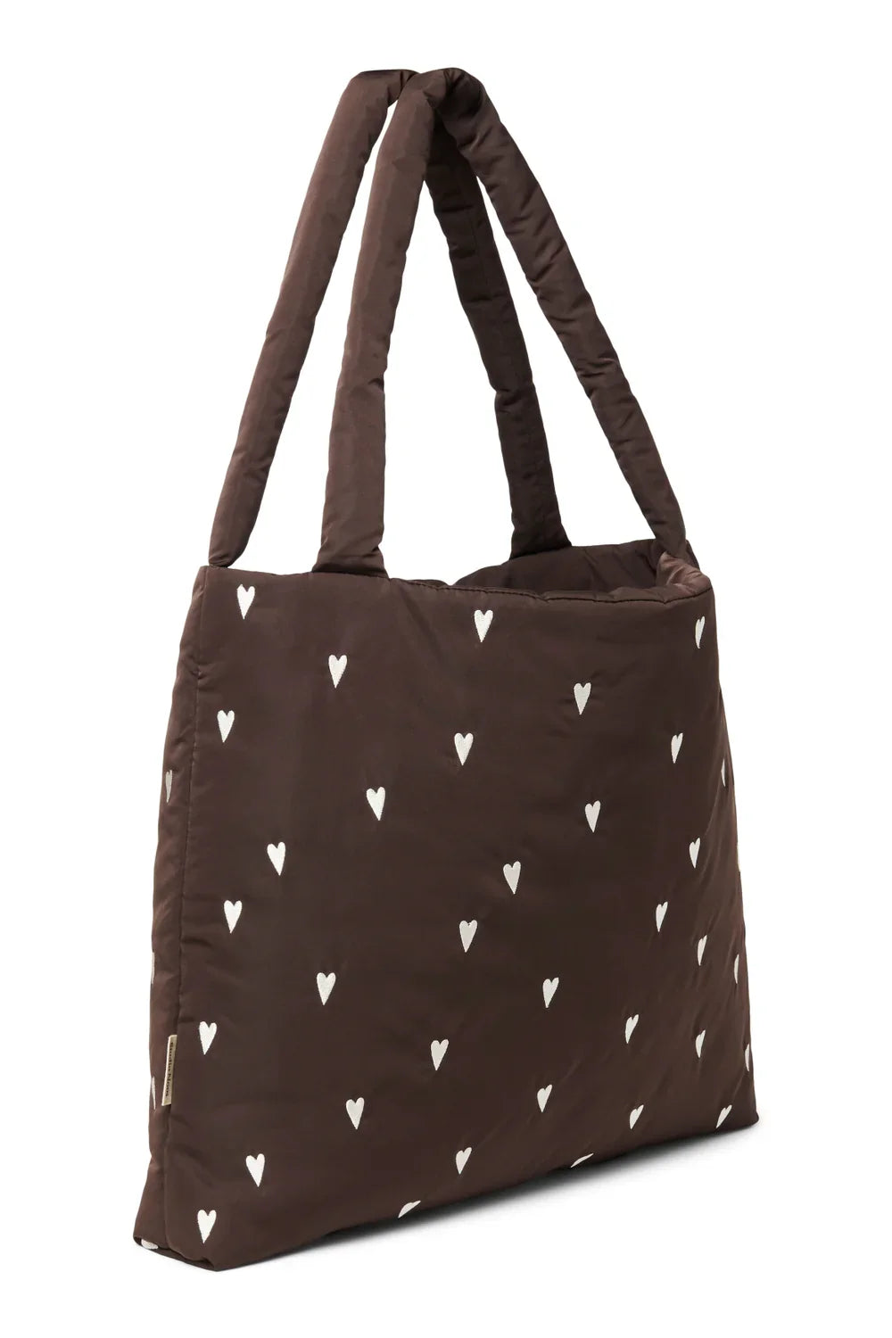 Studio Noos Mom Bag Brown Puffy Hearts