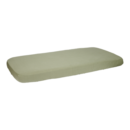 * Little Dutch Hoeslaken 40x80cm Wieg | Olive