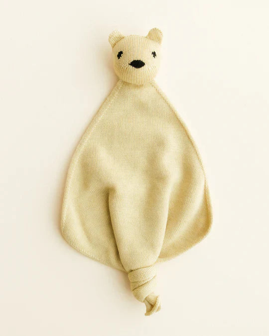 Hvid Teddy Tokki Knuffeldoekje | Light Yellow