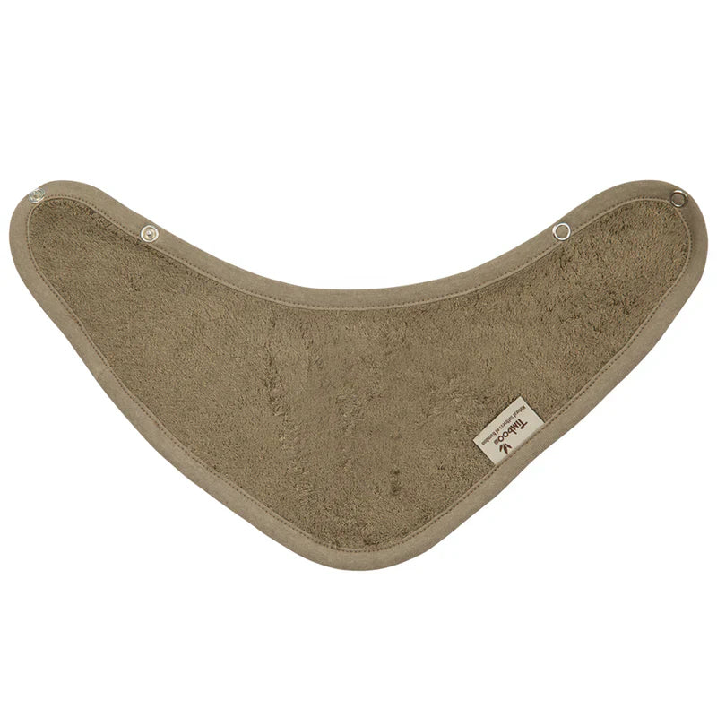 Timboo Bandana Slab Bamboe Kwijlsjaaltje Dubbele Laag | Jungle Green