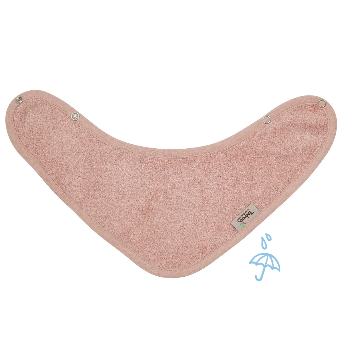 Timboo Bandana Slab Bamboe Waterproof | Misty Rose