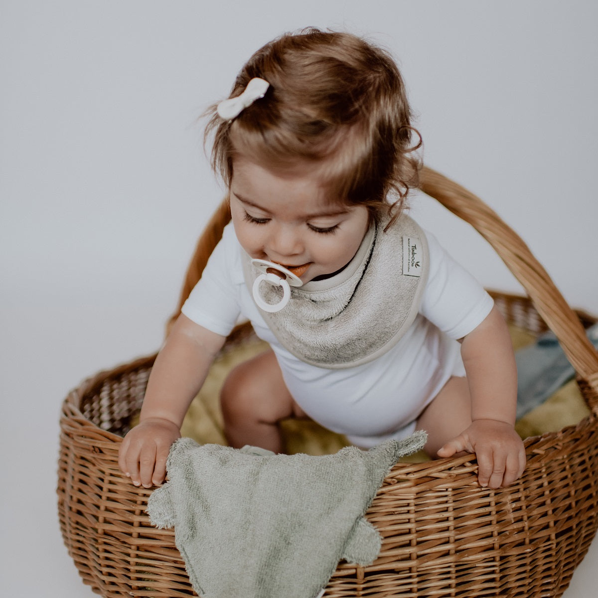 Timboo Bandana Slab Bamboe Waterproof | Feather Grey