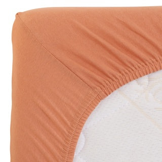 Timboo Hoeslaken Bamboe 60x120cm | Sunrise Orange