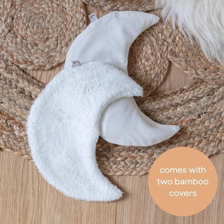 Timboo Knuffel Warmtekussen Relaxing Heat Moon | Riviera Blue