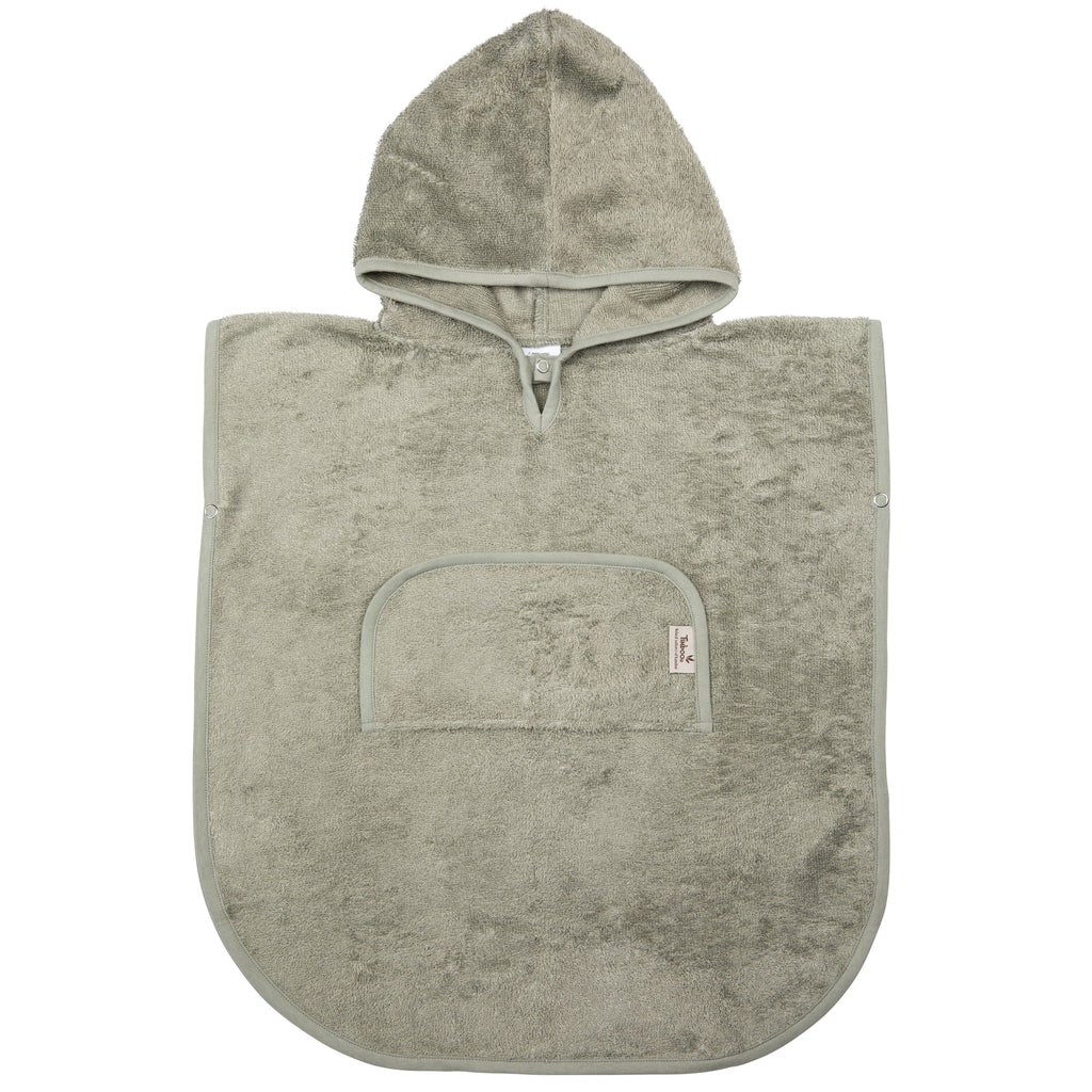 Timboo Poncho Met V-Hals Bamboo 4-6Y | Whisper Green