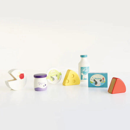 Le Toy Van Houten Kistje Melk en kaas