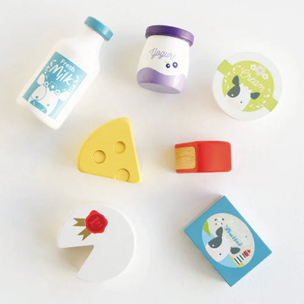 Le Toy Van Houten Kistje Melk en kaas