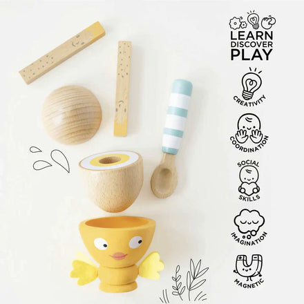 Le Toy Van Houten Eitjesset Chicky Chick