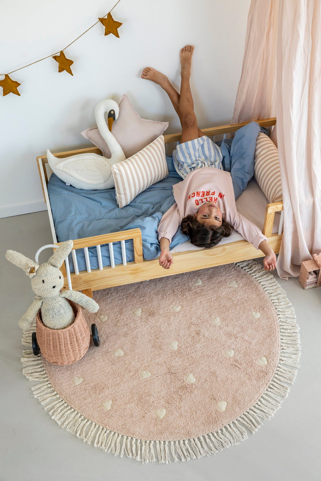 Tapis Petit Tapijt Rond 120x120 cm | Fleur