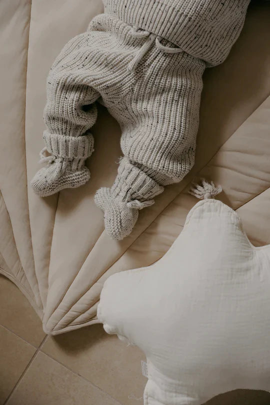 Yumi Baby Knitted Baby Set | Salt & Pepper