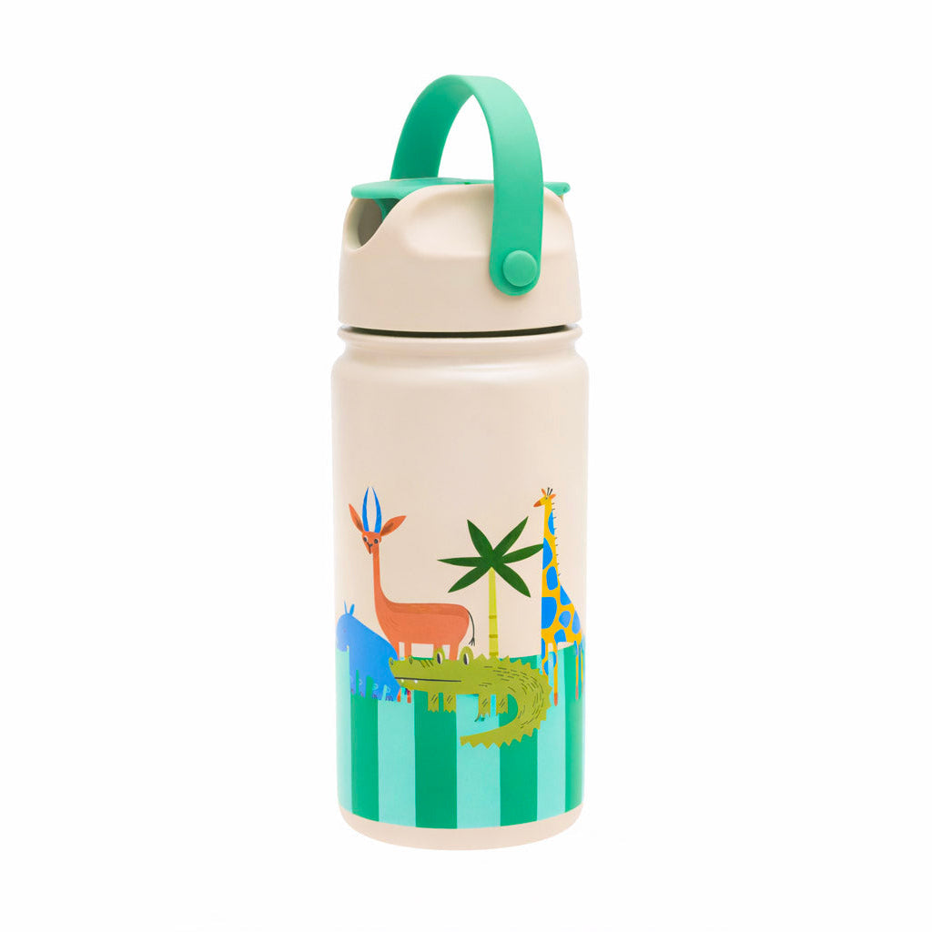 The Cotton Cloud RVS Drinkfles 420ml | Croc Rock