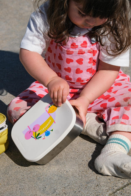The Cotton Cloud RVS Lunchbox | Cherry Pop