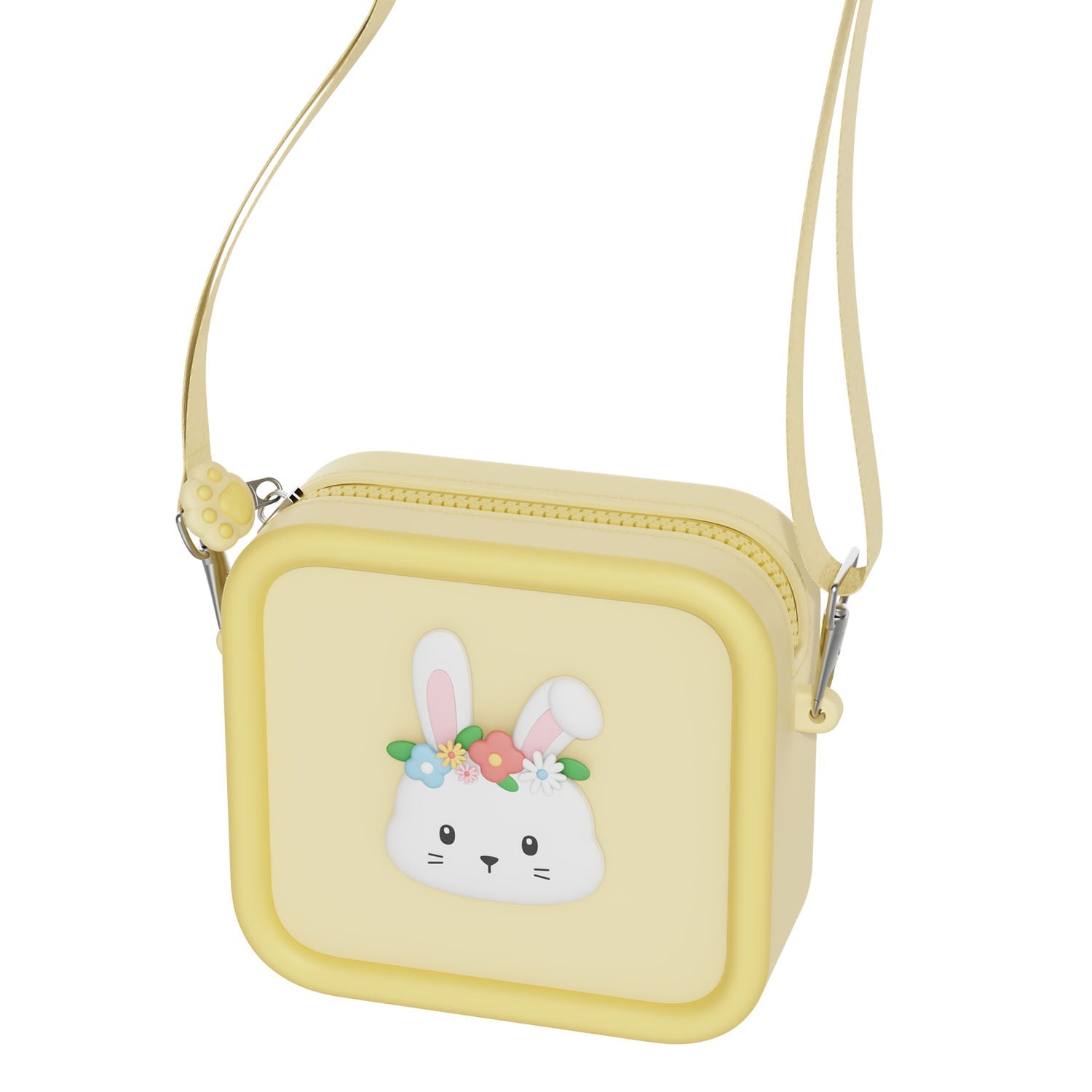 The Zoofamily Silicone Tasje | rabbit flower
