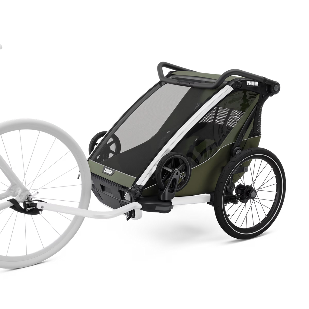 Thule Chariot Lite Dubbelzit Fietskar | Vintage Groen