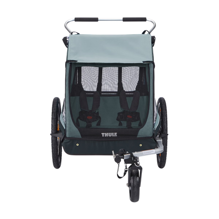 Thule Coaster XT Dubbelzit Fietstrailer | Soft Blue