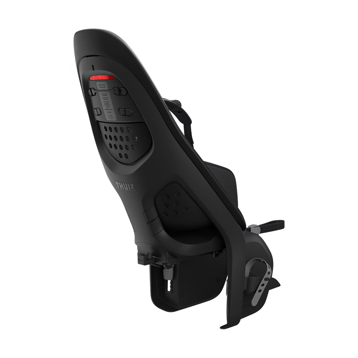 Thule Yepp 2 MIK HD Fietsstoel Achterop Bagagedrager Montage | Midnight Black