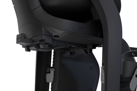 Thule Yepp 2 MIK HD Fietsstoel Achterop Bagagedrager Montage | Midnight Black
