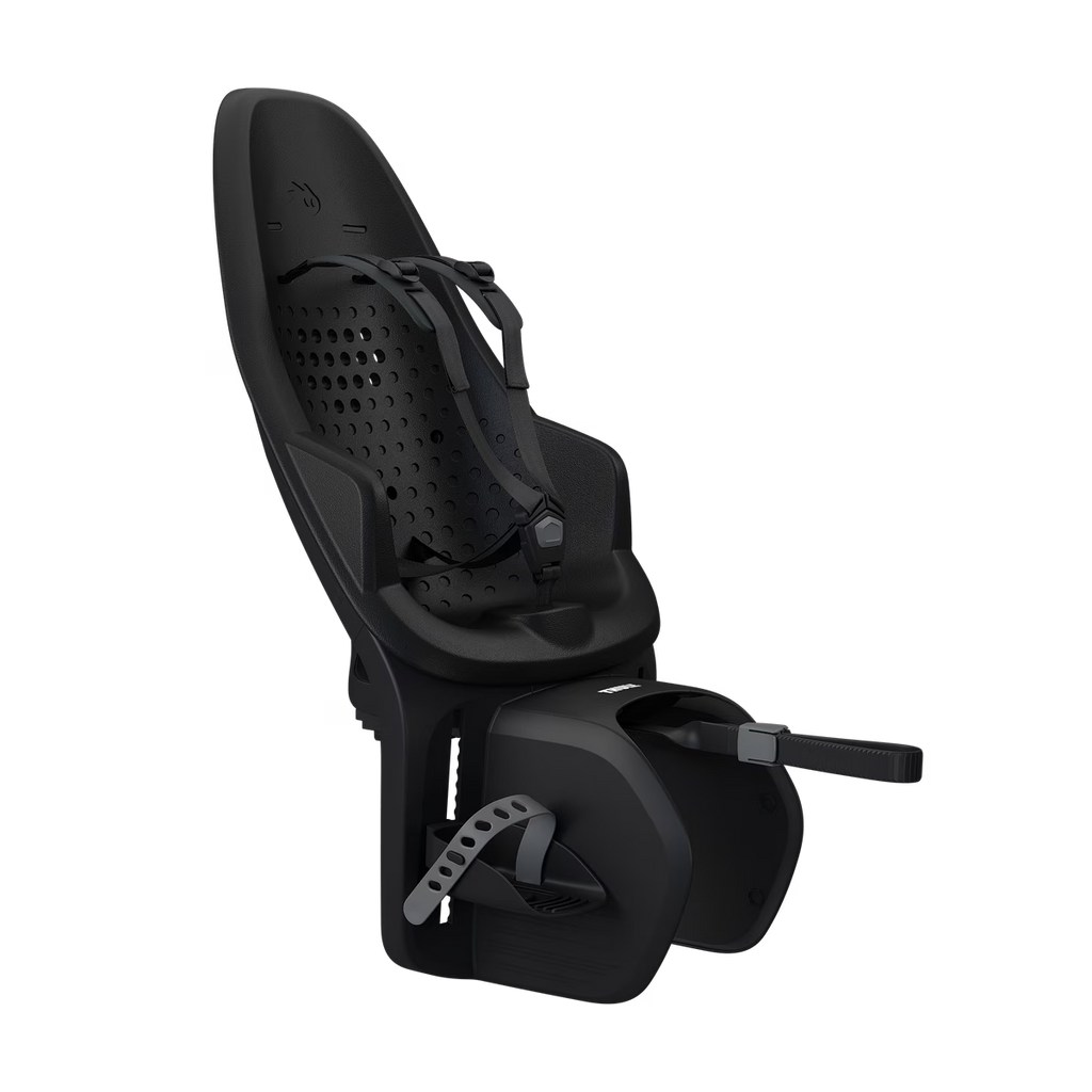 Thule Yepp 2 MIK HD Fietsstoel Achterop Bagagedrager Montage | Midnight Black