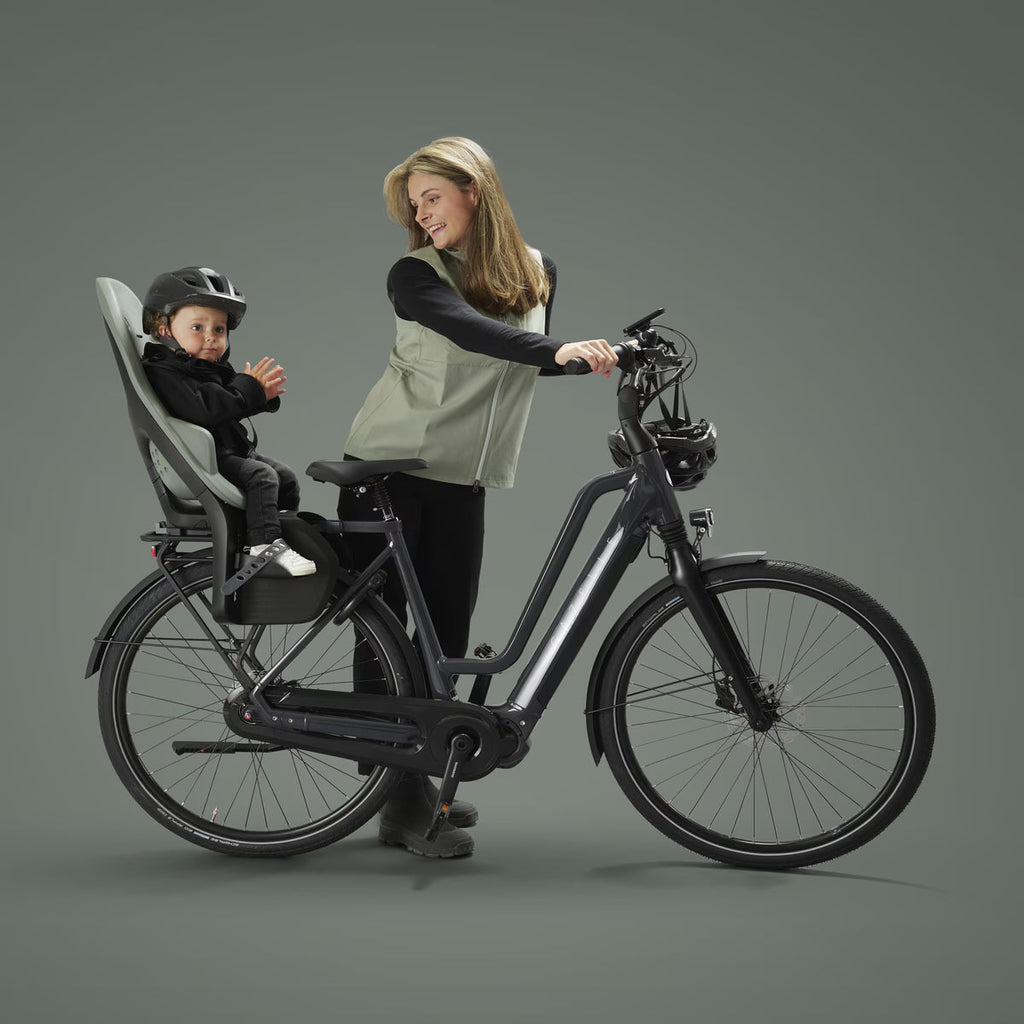 Thule Yepp 2 MIK HD Fietsstoel Achterop Bagagedrager Montage | Soft Sand