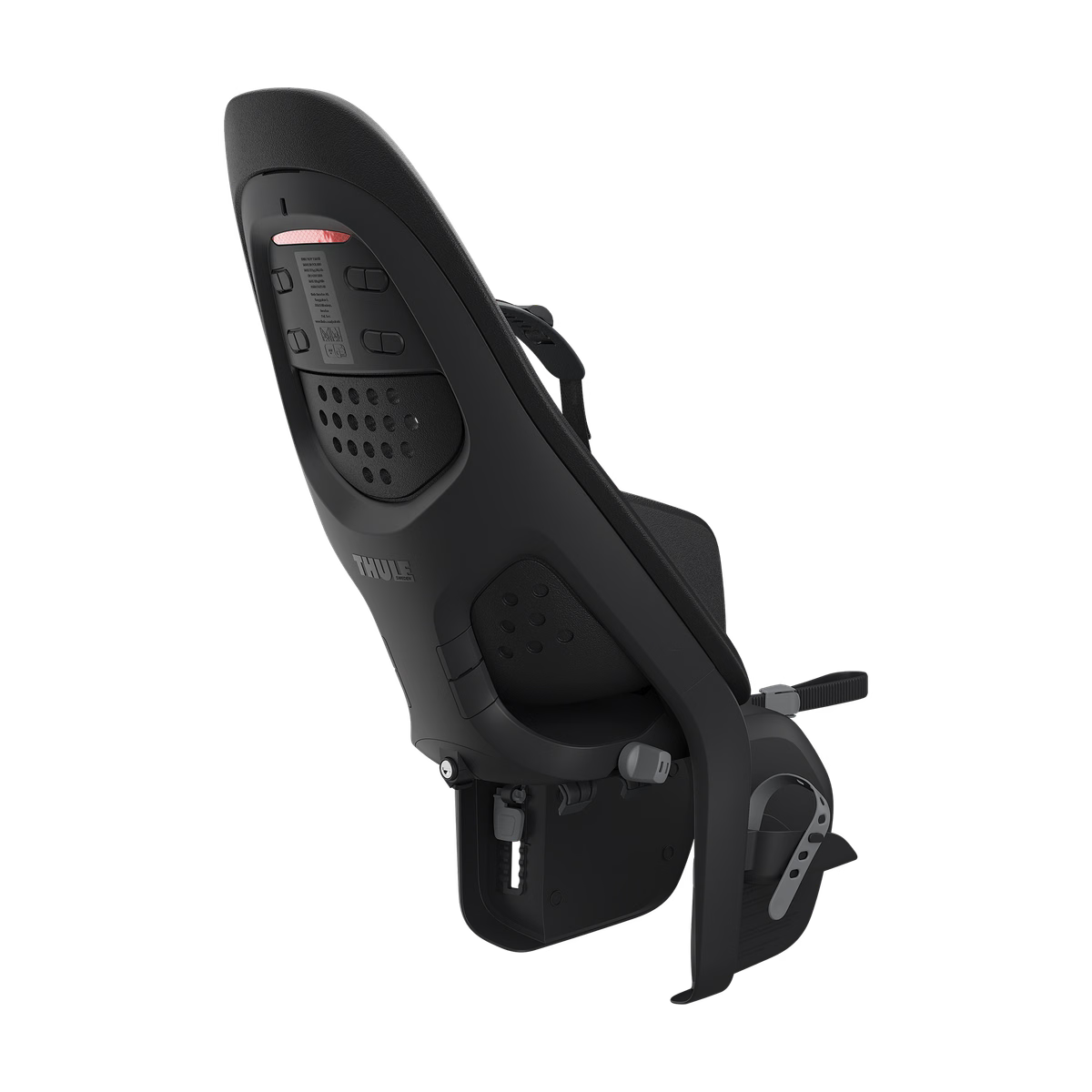 Thule Yepp 2 Maxi Fietsstoel Achterop Bagagedrager Montage I Midnight Black