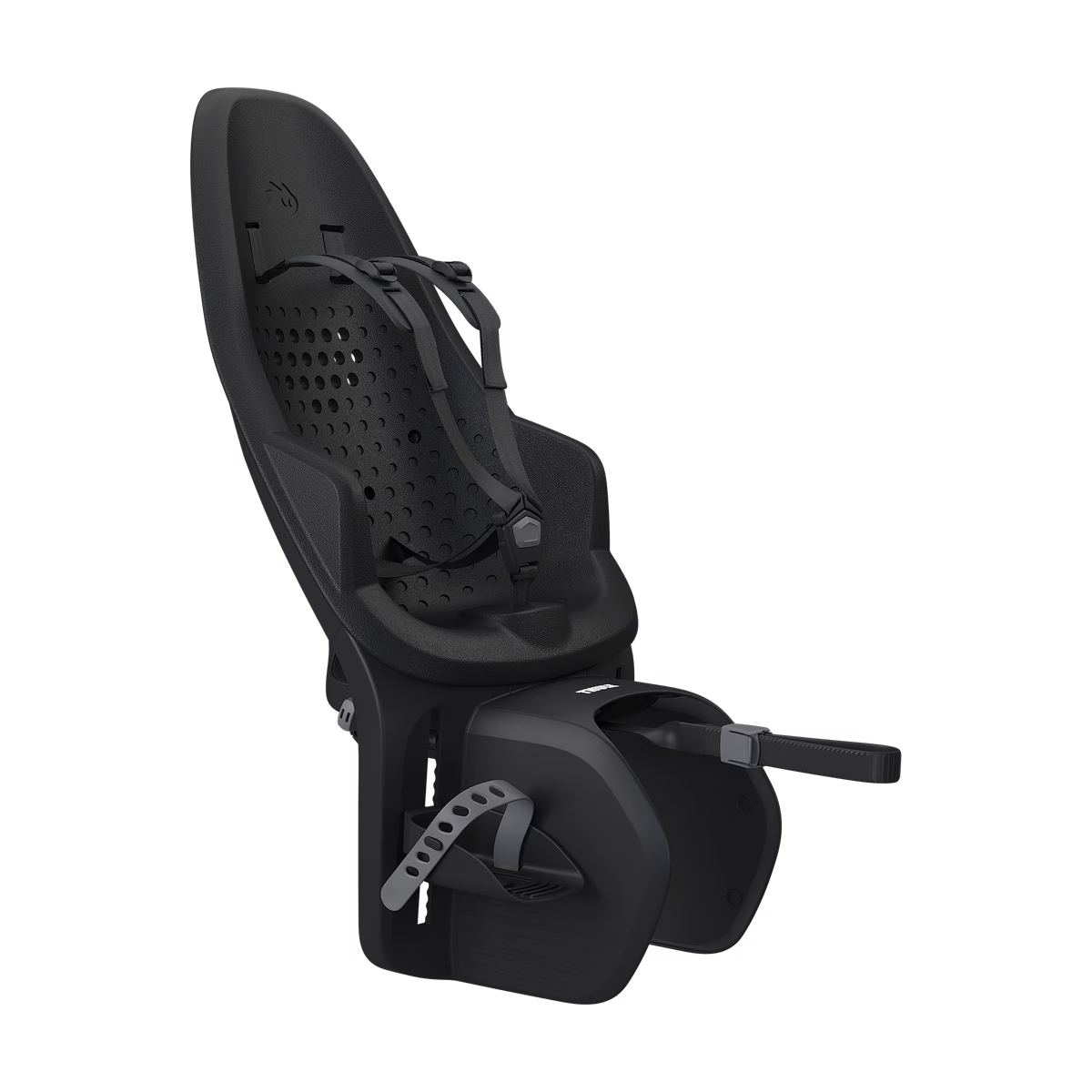 Thule Yepp 2 Maxi Fietsstoel Achterop Bagagedrager Montage I Midnight Black
