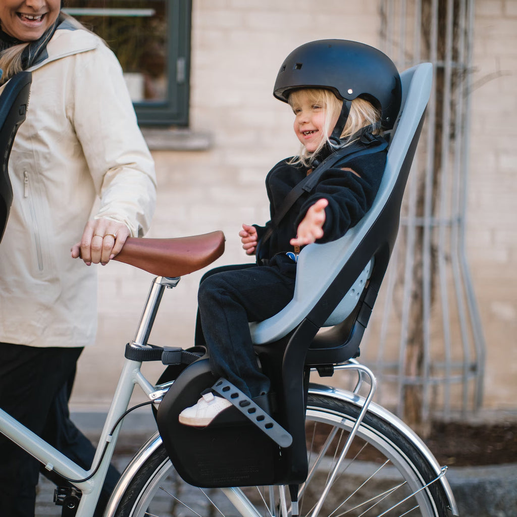Thule Yepp 2 Maxi Fietsstoel Achterop Bagagedrager Montage I Nutria Green