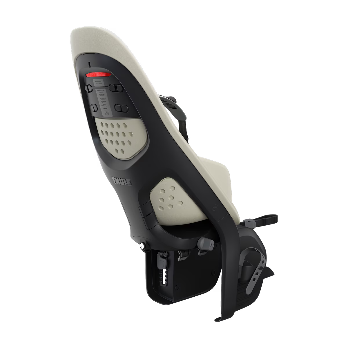 Thule Yepp 2 Maxi Fietsstoel Achterop Bagagedrager Montage I Soft Sand