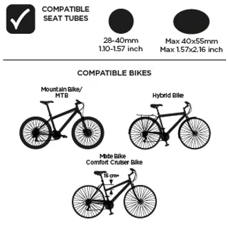 Thule Yepp 2 Maxi Fietsstoel Achterop Frame Montage | Nutria Green