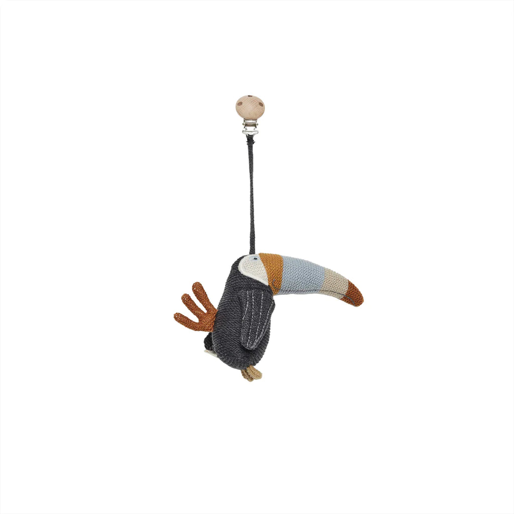 OYOY Living Toucan Buggy Speeltje Clip | Multi
