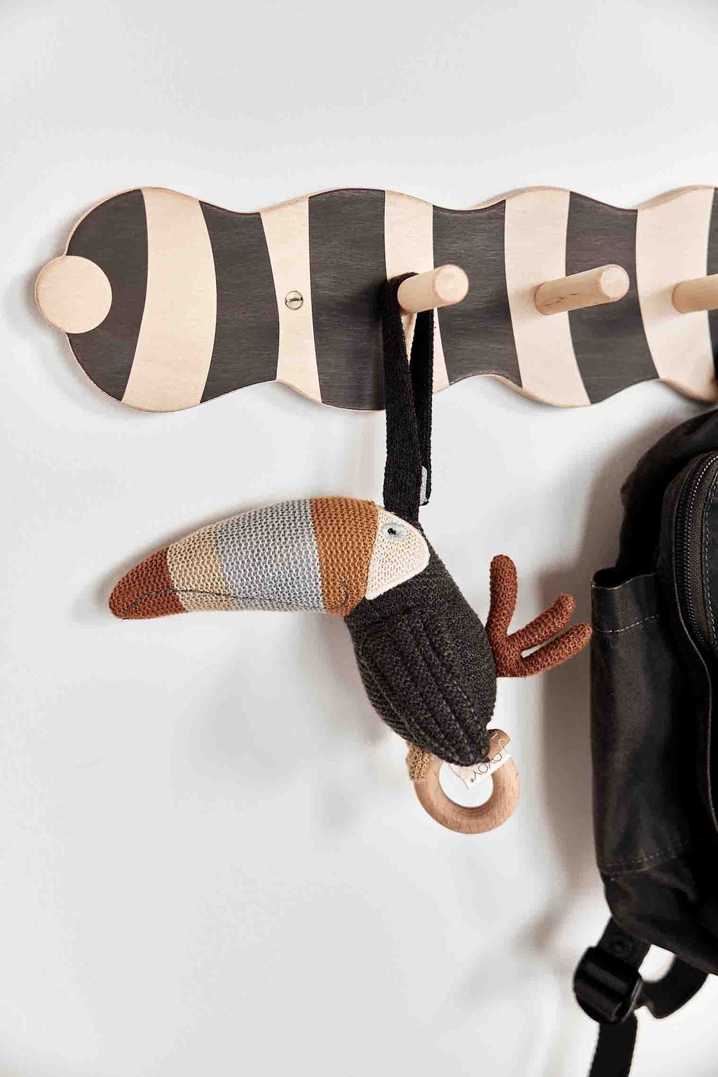 OYOY Living Toucan Buggy Speeltje Clip | Multi