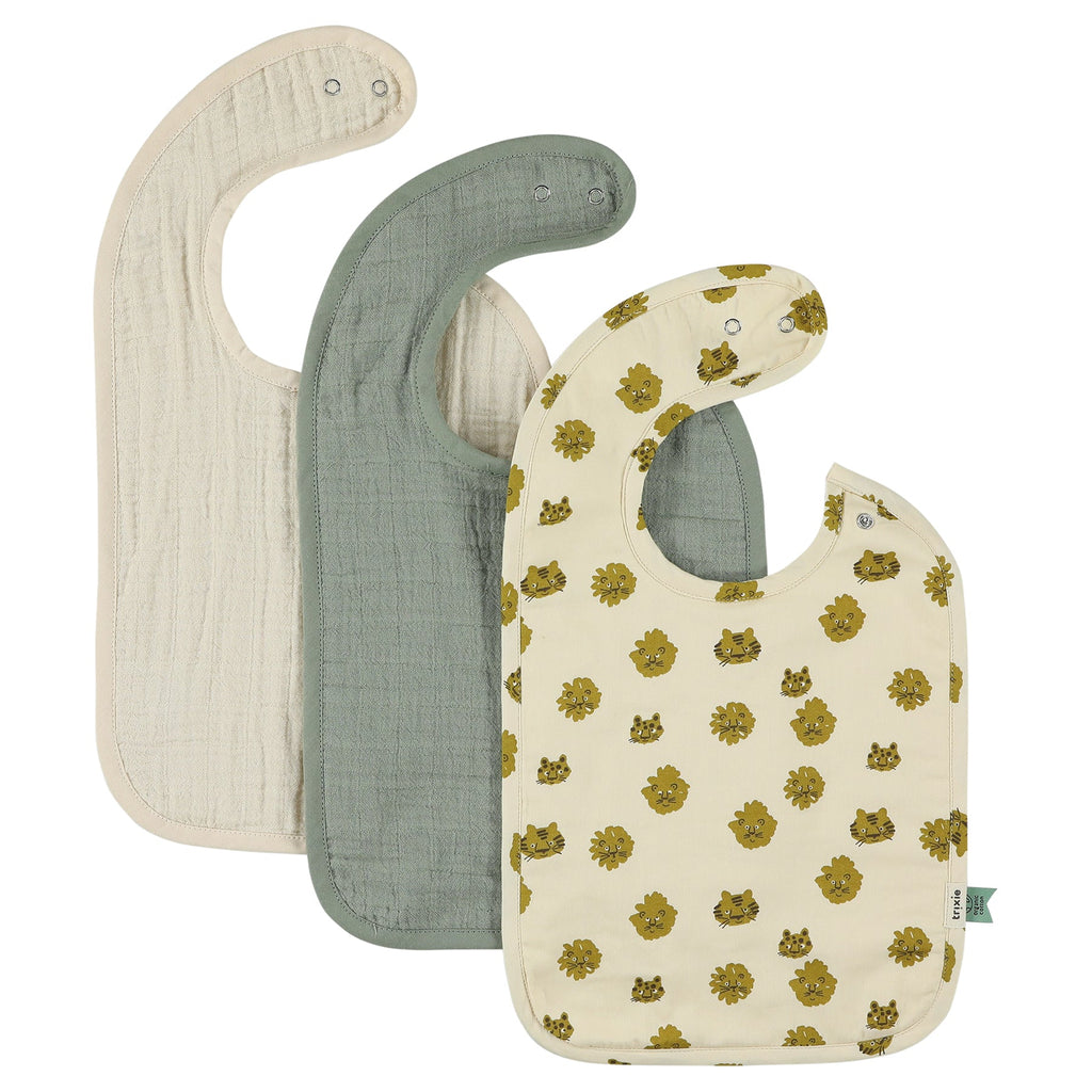 Trixie Slabben Bib 3-Pack Mix I Lucky Leopard