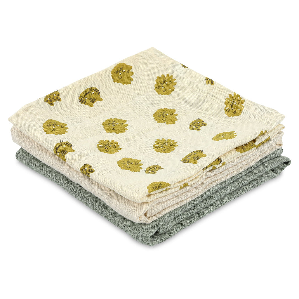 Trixie Set 3 Hydrofiele Doeken 55x55cm | Lucky Leopard