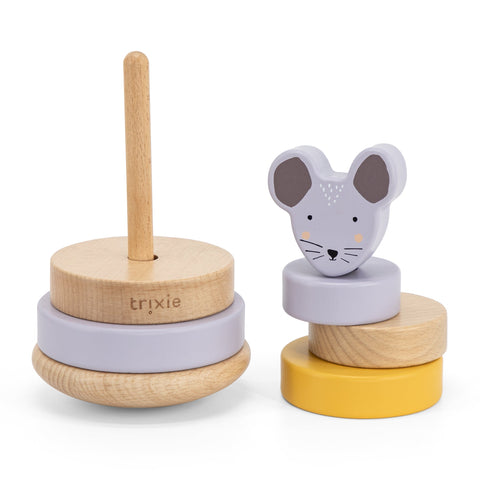 Trixie Wooden Stacking Animal Stapeltoren | Mrs. Mouse
