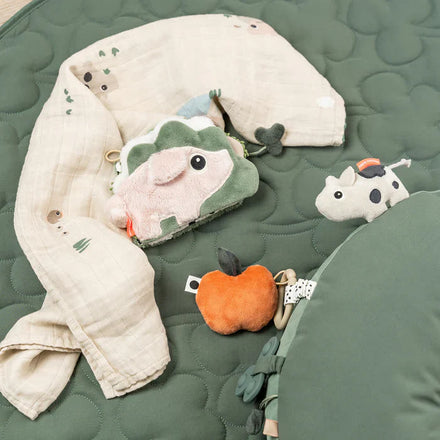 Done By Deer Activiteiten Kussen | Tiny Farm Green