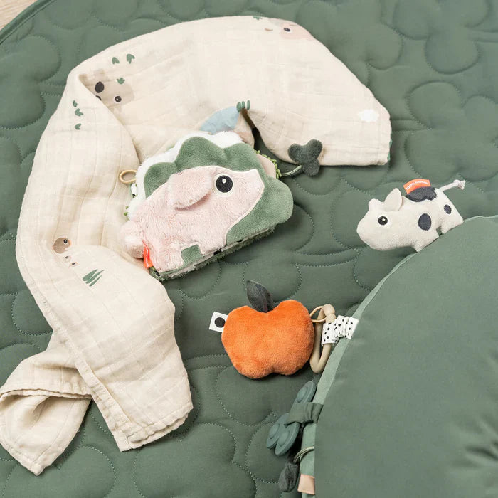 Done By Deer Activiteiten Kussen | Tiny Farm Green