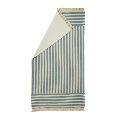 Nobodinoz Portofino Beach Towel Strandhanddoek | Blue Stripes