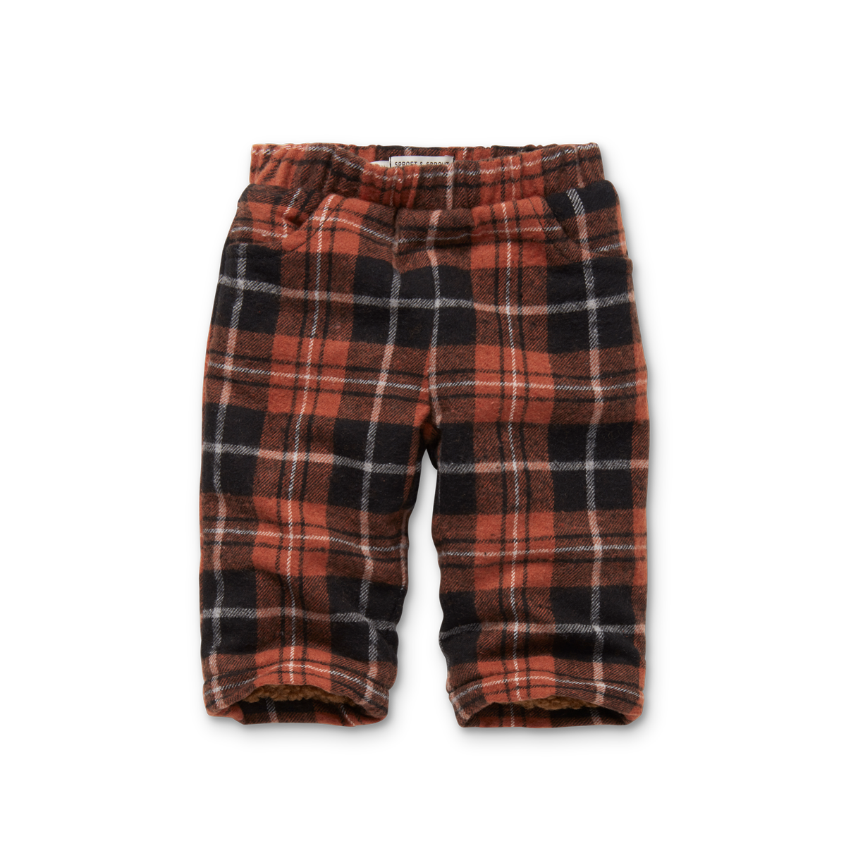 Sproet & Sprout Baby Pants Flannel | Barn Red  *