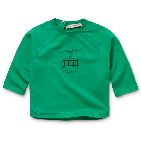 Sproet & Sprout T-shirt Raglan Met Mouwen | Ski Lift Fern Green