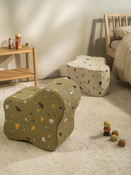 Wigiwama Cloud Pouffe | Terrazzo Moss