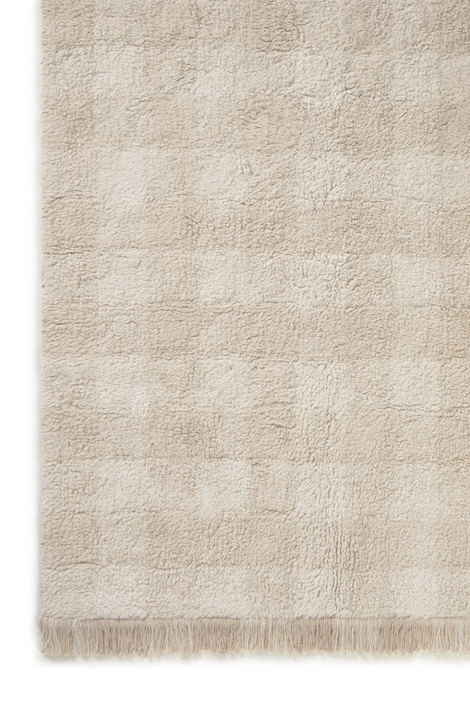 Lorena Canals Machine Wasbaar Tapijt 90x120 cm | Vichy Ivory