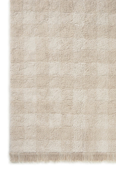 Lorena Canals Machine Wasbaar Tapijt 150x180  | Vichy Ivory
