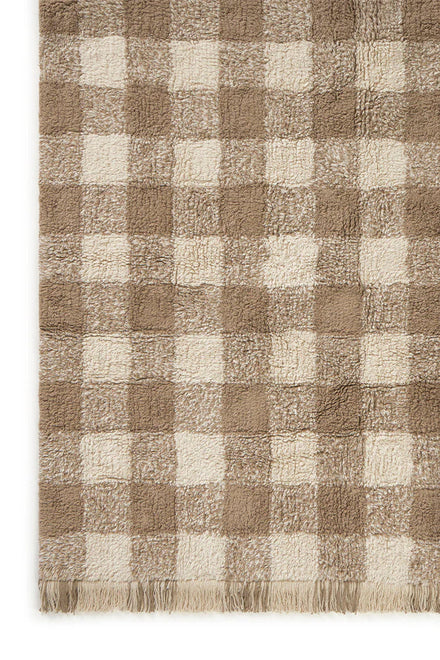 Lorena Canals Machine Wasbaar Tapijt 90x120 cm | Vichy Marron