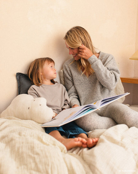 * Nobodinoz Wabi Sabi Cloud Kussen 37x25cm | Natural