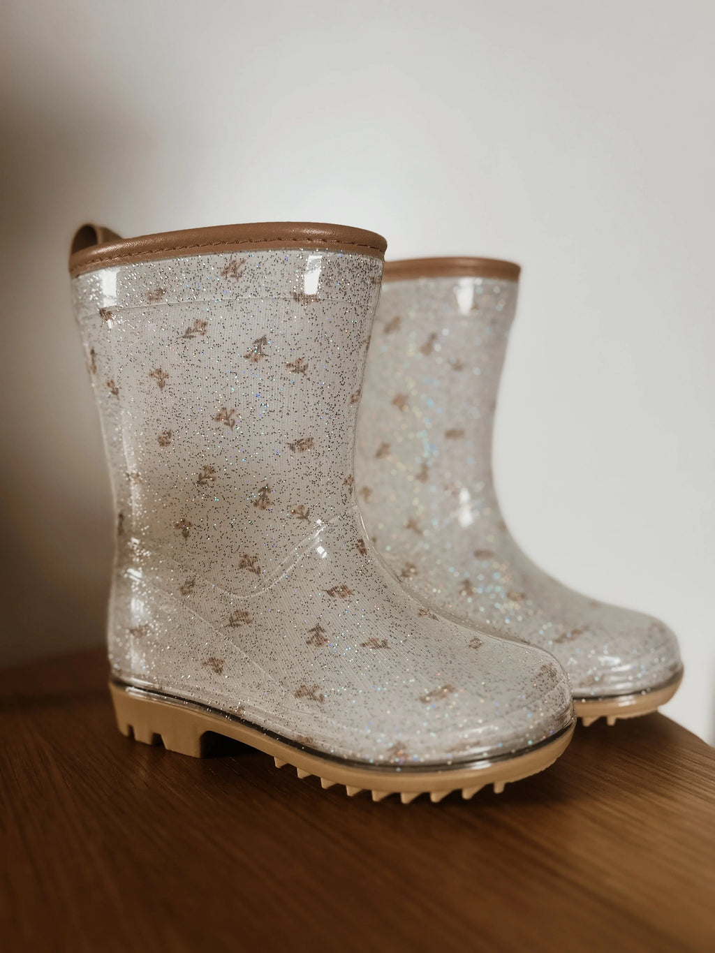 Mrs. Ertha Wellies - Regenlaarzen | Flower Buds - Glitter